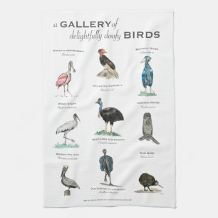 Eine Galerie mit wunderschönen, duofy Birds Geschirrtuch