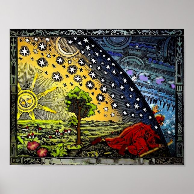 Eine ganz neue Welt da draußen (Nachtzeit) Poster (Vorne)