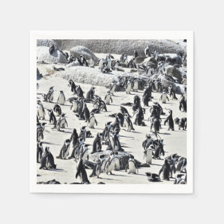 Eine ganze Menge Pinguine Papier Napkin Serviette