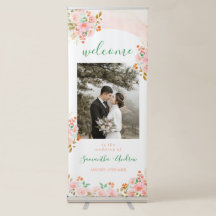 Eine Gartenromane: Hochzeit mit rosa und grünem Wa