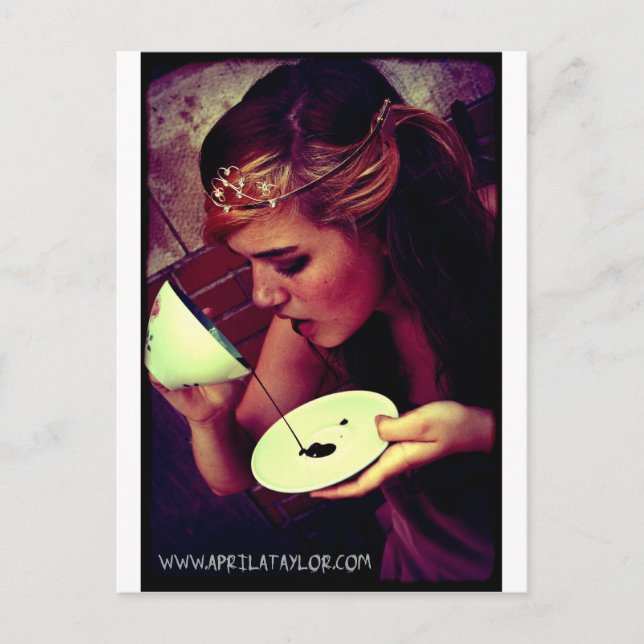 Eine gedrehte Märchen bis April A. Taylor Postkarte (Vorderseite)