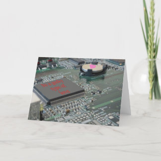 eine geeky Art von Liebe Feiertagskarte