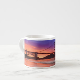 Eine Gefangennahme von San Franciscos Golden gate Espressotasse