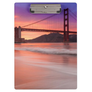 Eine Gefangennahme von San Franciscos Golden gate Klemmbrett