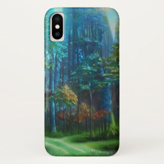 Eine geheimnisvolle Waldszene mit Kreuzweg Case-Mate iPhone Hülle
