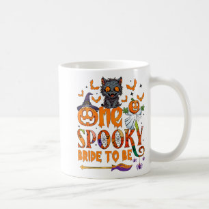Eine geile Braut, um ein lustiges Halloween-Bräu z Kaffeetasse
