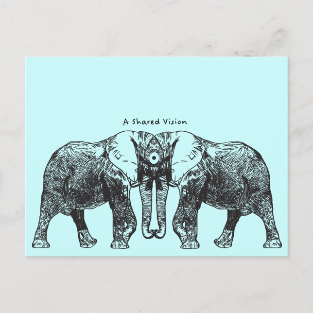 Eine gemeinsame Vision Postkarte (Vorderseite)