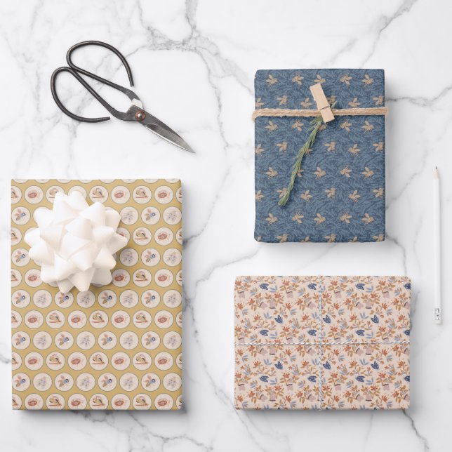 Eine gemischte Käfersammlung Geschenkpapier Set (Vorderseite)