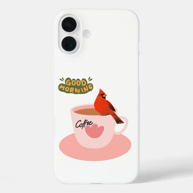 Eine gemütliche Kaffeepause für einen Kardinal Case-Mate iPhone Hülle (Rückseite)
