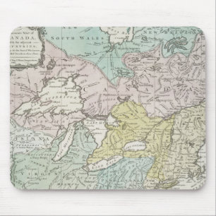 Eine genaue Karte von Kanada, 1761 Mousepad