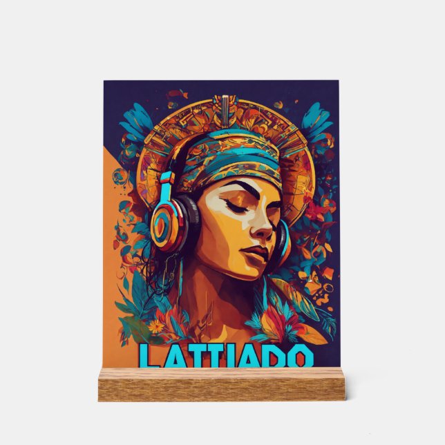 "Eine Geschichte des Hauses" Acrylschild (Vorderseite)