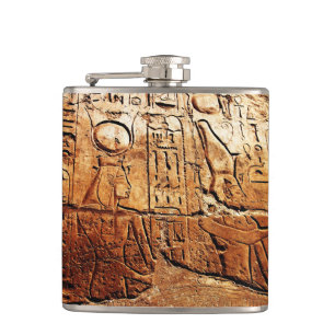 "Eine Geschichte in Ägypten" JTG Kunst-Flasche Flachmann