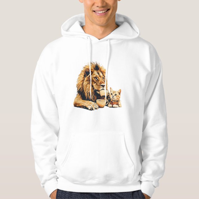 Eine Geschichte von zwei Katzen Hoodie (Vorderseite)
