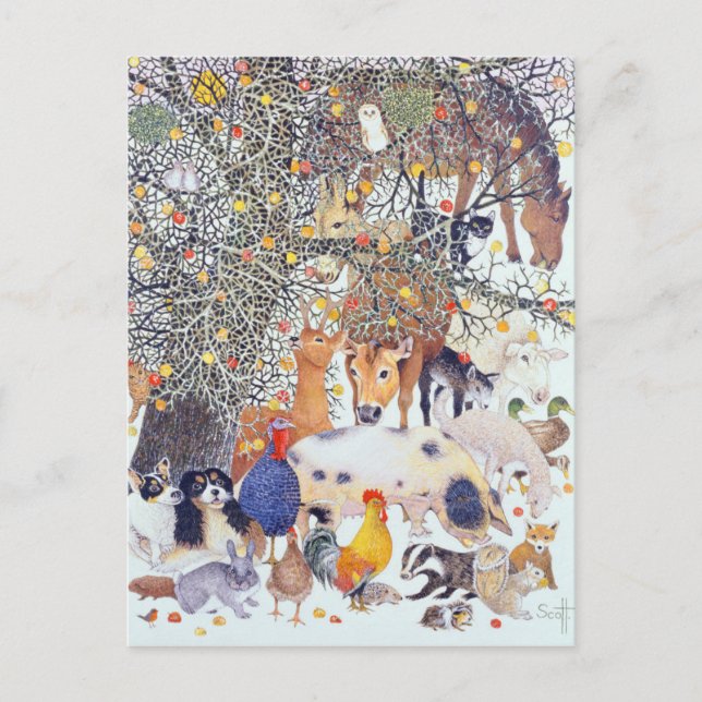 Eine geschmackvolle Leckerei Postkarte (Vorderseite)