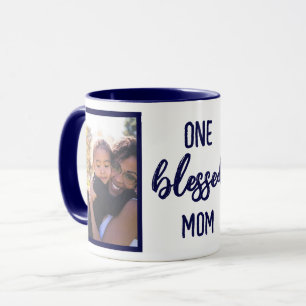 Eine gesegnete Mutter   Individuelles modernes Mut Tasse