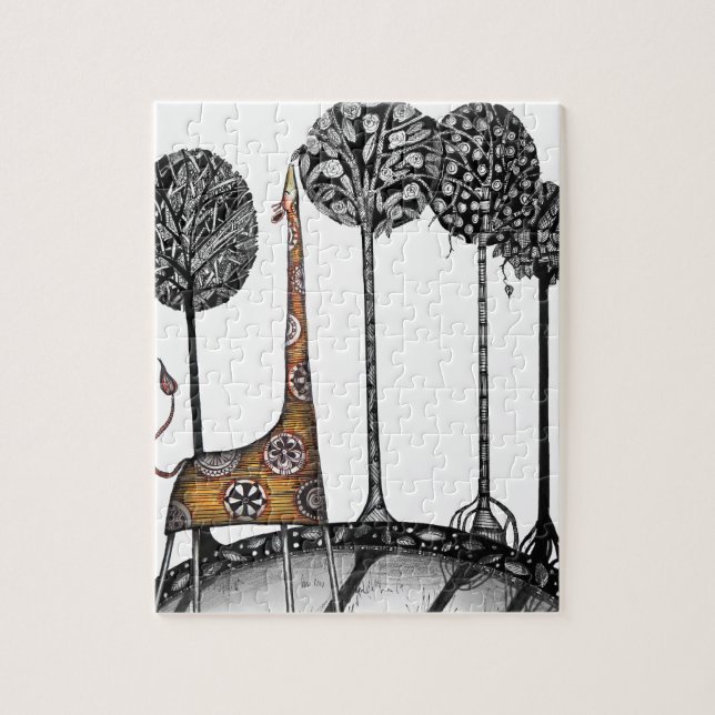 Eine Giraffe genannt Kennett Puzzle (Vertikal)