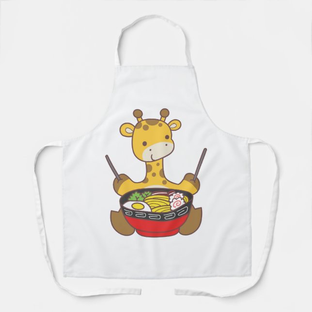 Eine Giraffe wollte, Männer zu essen. Schürze (Vorderseite)