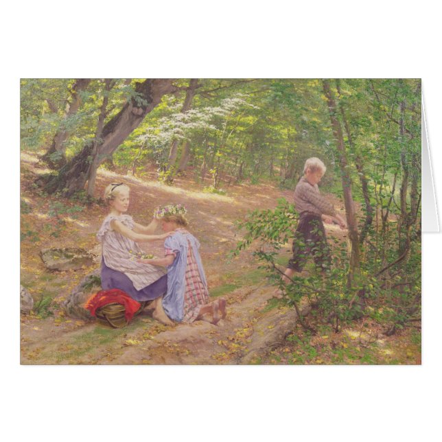 Eine Girlande der Blumen, 19. Jahrhundert (Vorderseite (Horizontal))