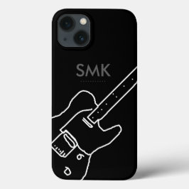 eine Gitarre mit Namensbuchstaben Case-Mate iPhone Hülle