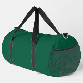 Eine glatte, feste dunkelgrüne Textur Duffle Bag