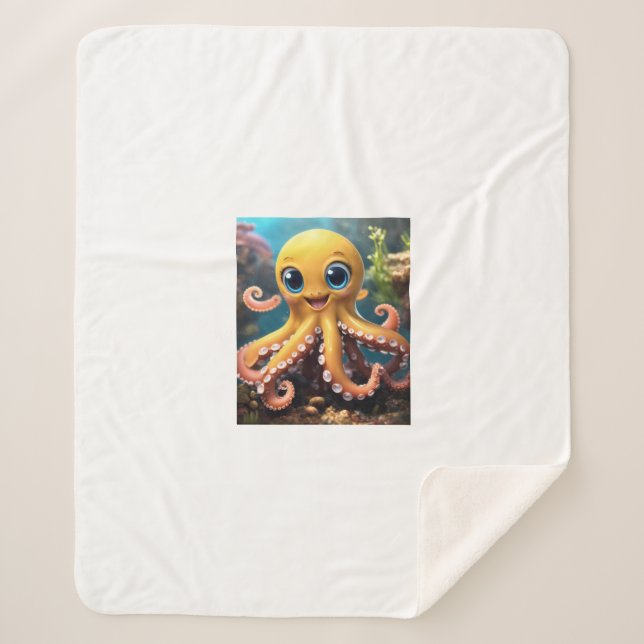 Eine glatte Fleece und Sherpa Blankets Sherpadecke (Vorderseite)