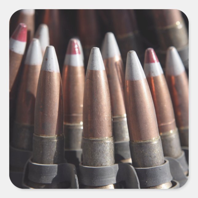 Eine gleichmäßige Mischung von vier Ballrunden zu  Quadratischer Aufkleber (Vorderseite)