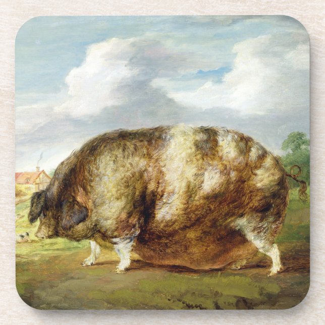 Eine Gloucestershire alte Stelle (Öl auf Platte) Untersetzer (Vorderseite)