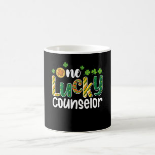 Eine Glückliche Berater Schule St. Patrick's Day Kaffeetasse