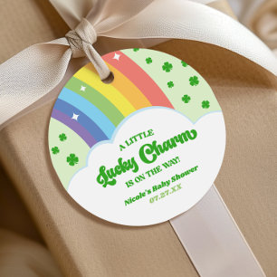 Eine glückliche Charm St. Patrick's Day Baby Dusch Geschenkanhänger