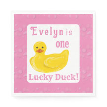 Eine glückliche Ente Erster Geburtstag