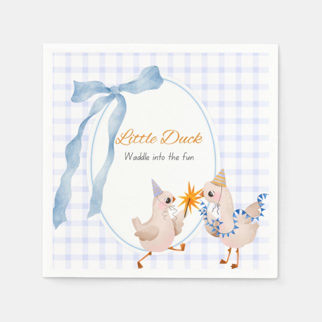 Eine Glückliche Ente Party Servietten (Vorderseite)
