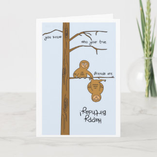 Eine glückliche Geburtstagskarte. Karte