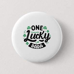 Eine glückliche irische Dada-Familie zum Saint Pat Button