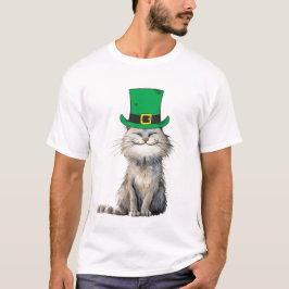 Eine glückliche irische Katze T-Shirt