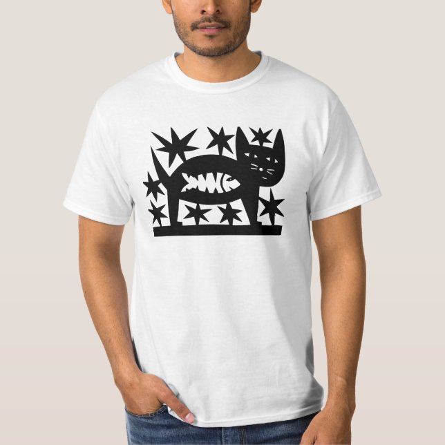 Eine glückliche Katze T-Shirt (Vorderseite)