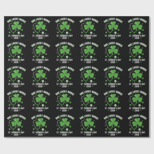 Eine Glückliche Krankenschwester St. Patrick's Day Geschenkpapier