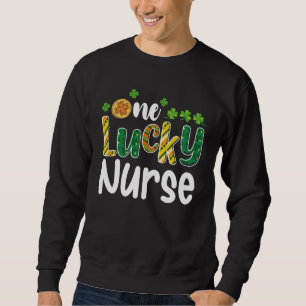 Eine Glückliche Krankenschwester St. Patrick's Day Sweatshirt