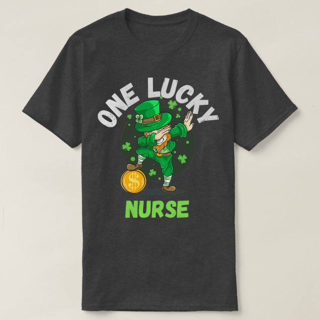 eine glückliche Krankenschwester T-Shirt (Design vorne)