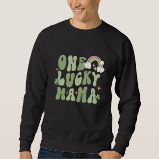 Eine glückliche Mama St. Patricks Day Regenbogen C Sweatshirt