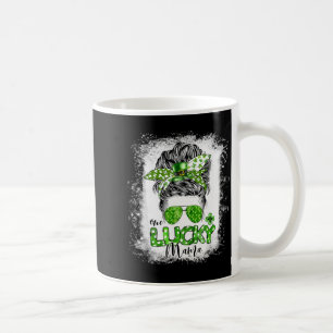 Eine glückliche Mama St. Patricks Day unordentlich Kaffeetasse
