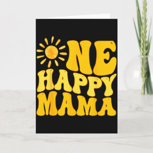 Eine glückliche Mama zum Geburtstag Erste Reise um Karte