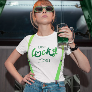 Eine Glückliche Mutter Anpassbares St. Patrick's T-Shirt