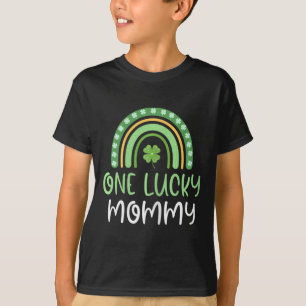 Eine glückliche Mutti St. Patrick's Day Lustiger R T-Shirt