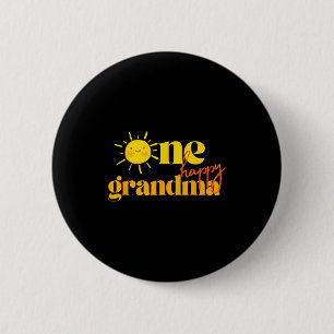 Eine glückliche Oma Geburtstag Erste Reise um die Button