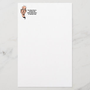 Eine glückliche Stunde für einen alten Mann Briefpapier