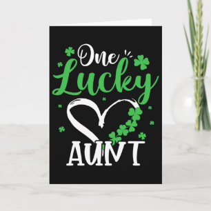 Eine glückliche Tante St. Patricks Day Irisches Gr Karte