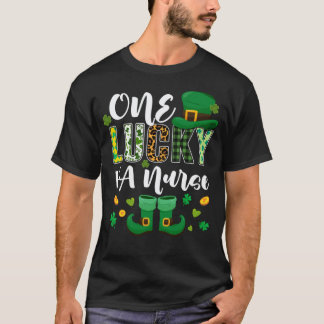Eine glückliche VA-Krankenschwester St. Patricks D T-Shirt