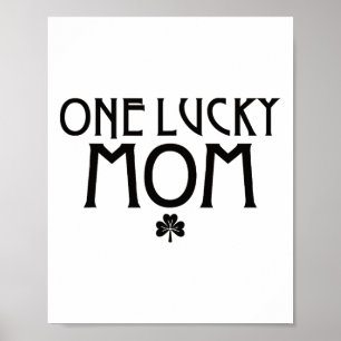 Eine Glücksmutter St Patricks Day Poster