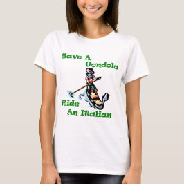 Eine Gondelfahrt auf Italienisch gerettet T-Shirt