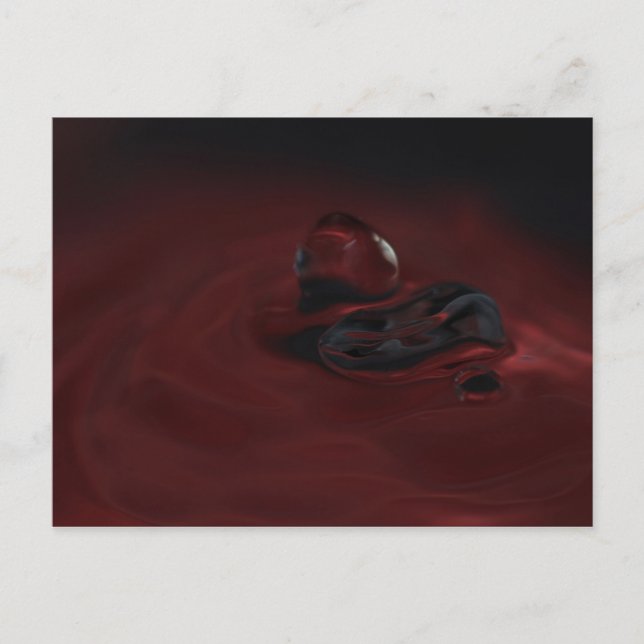 Eine Goutine qui Ressort Postkarte (Vorderseite)